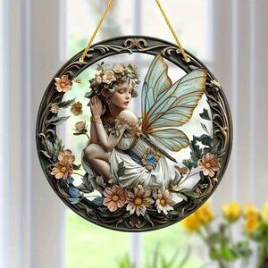 Enchanting Elf Fairy Acrylic Window Decor Suncatcher